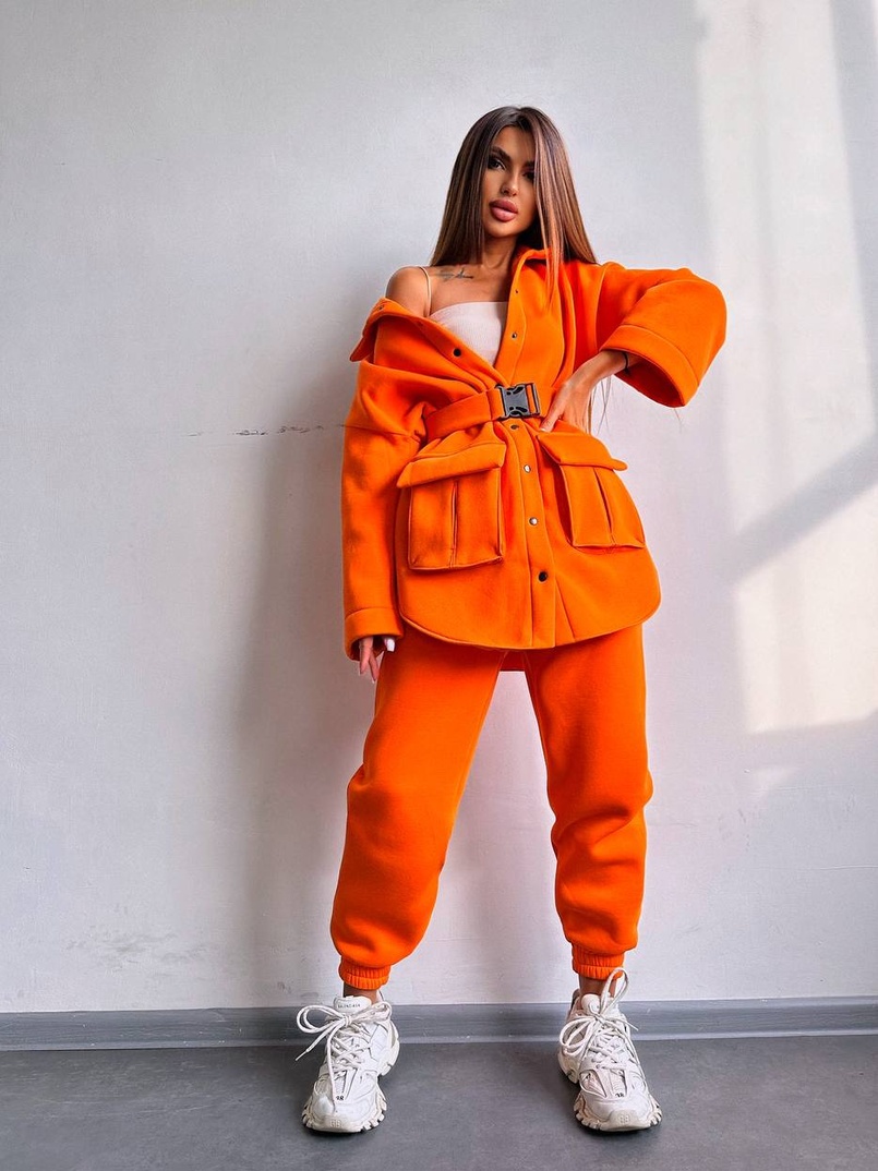 Комплект: тепла сорочка на кнопках + джоггери | PUSHKA SHOP