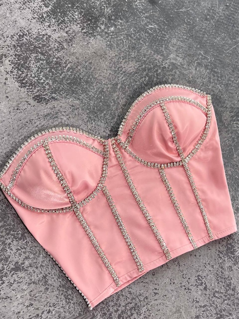 корсет декорований стразами | PUSHKA SHOP