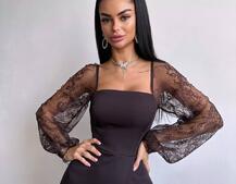 Комплект: блуза з баской + мереживна спідниця-шорти Комплект: блуза з баской + мереживна спідниця-шорти | PUSHKA SHOP