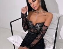 Мереживний комплект: корсет + спідниця   | PUSHKA SHOP