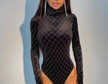 Боди с геометрическим принтом Боди с геометрическим принтом | PUSHKA SHOP