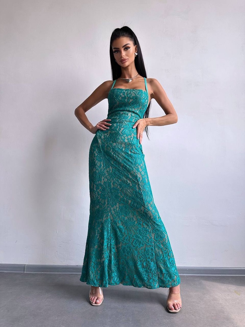 Мереживна сукня максі   | PUSHKA SHOP