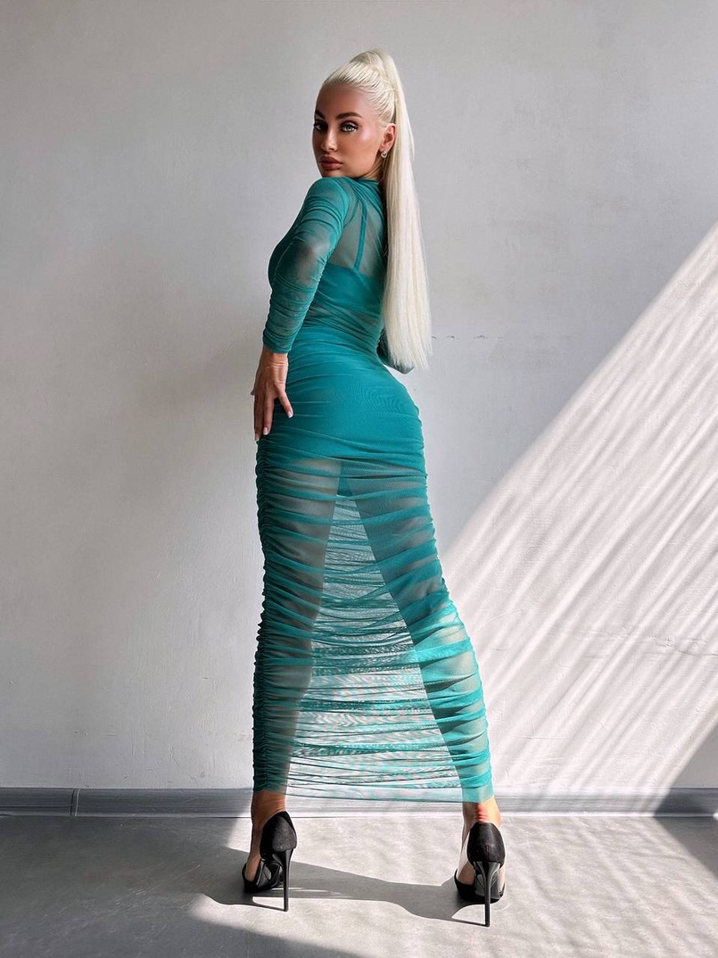 Сукня міді з драпіруванням Сукня міді з драпіруванням | PUSHKA SHOP