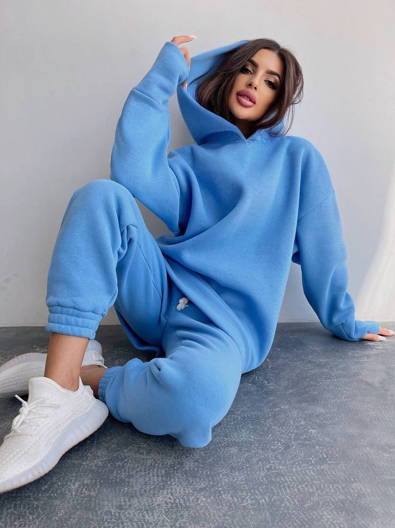 Тёплый комплект: худи + спортивные штаны  | PUSHKA SHOP