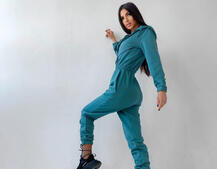 Приталенный комбинезон на молнии Приталенный комбинезон на молнии | PUSHKA SHOP