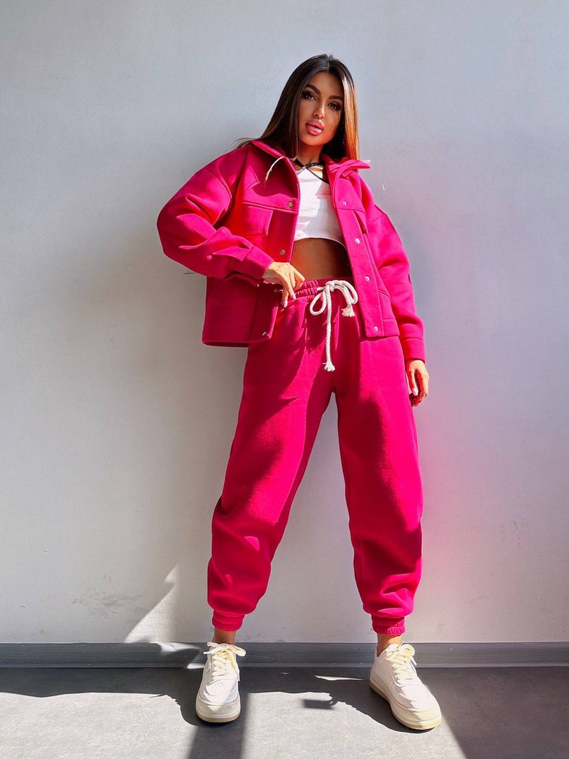 Комплект: тепла сорочка на кнопках + джоггери | PUSHKA SHOP