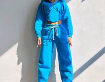 Комплект на флісі : худі з елементами корсету + штани Комплект на флісі : худі з елементами корсету + штани | PUSHKA SHOP