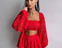 Мереживний комплект трійка  | PUSHKA SHOP