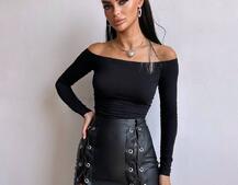 Комплект: топ + спідниця міді  | PUSHKA SHOP