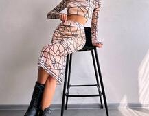 Комплект: топ + спідниця міді   Комплект: топ + спідниця міді   | PUSHKA SHOP