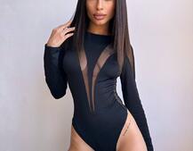 Боді із вставками сітки Боді із вставками сітки | PUSHKA SHOP