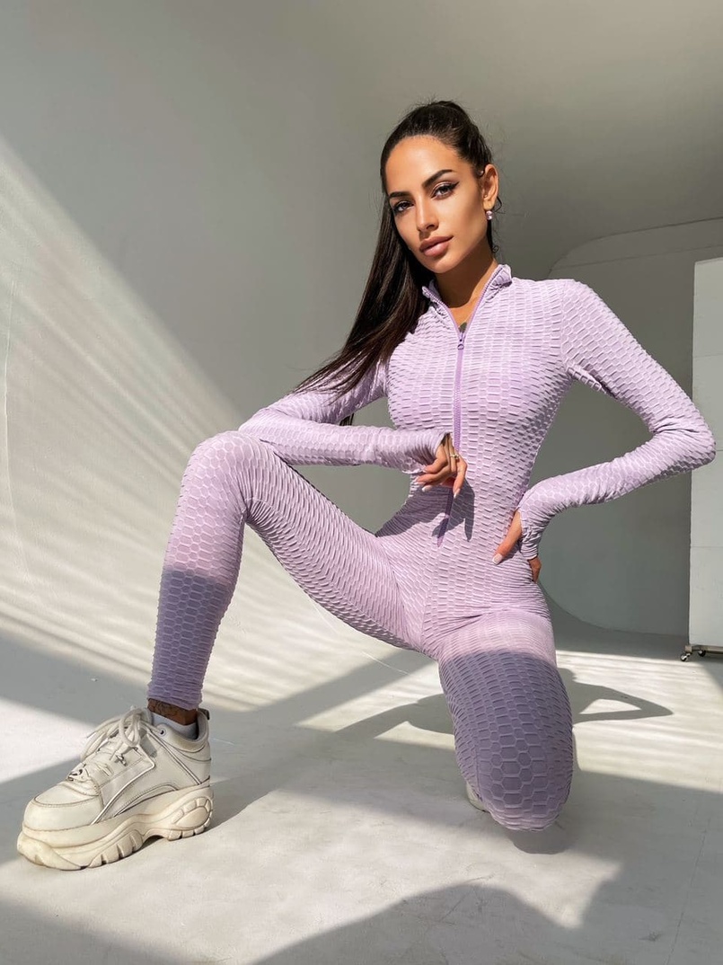 Облегающий спортивный комбинезон   | PUSHKA SHOP
