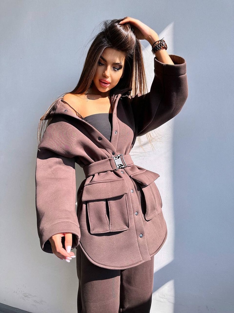 Комплект: тепла сорочка на кнопках + джоггери Комплект: тепла сорочка на кнопках + джоггери | PUSHKA SHOP