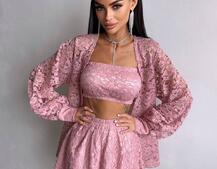 Мереживний комплект трійка  | PUSHKA SHOP