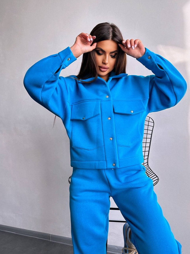 Комплект: тепла сорочка на кнопках + джоггери Комплект: тепла сорочка на кнопках + джоггери | PUSHKA SHOP