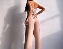 Костюм:  піджак на підкладці, штани+ корсет | PUSHKA SHOP