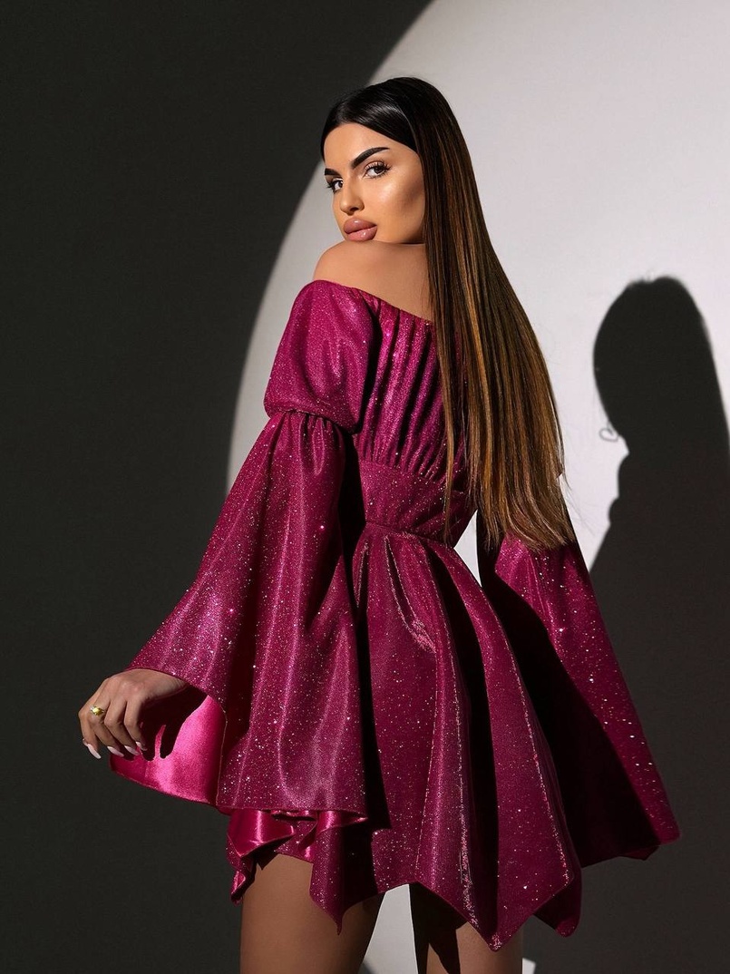 Сяючий комплект: сукня + корсет   | PUSHKA SHOP