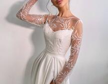 Сукня максі з паєтками та розрізом на спідниці Сукня максі з паєтками та розрізом на спідниці | PUSHKA SHOP