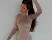 Оксамитова сукня міді з розрізом + атласний корсет Оксамитова сукня міді з розрізом + атласний корсет | PUSHKA SHOP