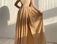 Платье-макси из сетки с блестками Платье-макси из сетки с блестками | PUSHKA SHOP