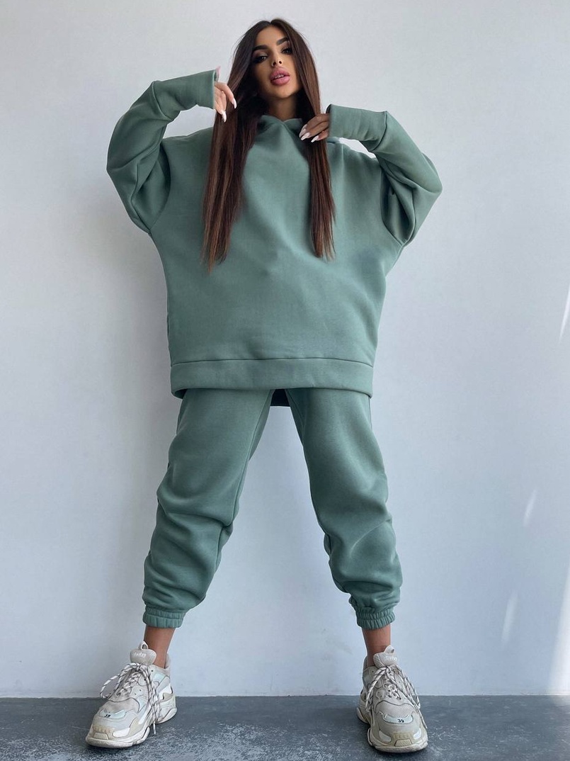 Тёплый комплект: худи + спортивные штаны  Тёплый комплект: худи + спортивные штаны  | PUSHKA SHOP