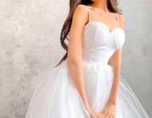 Платье-бюстье с чашечками и пышной юбкой Платье-бюстье с чашечками и пышной юбкой | PUSHKA SHOP