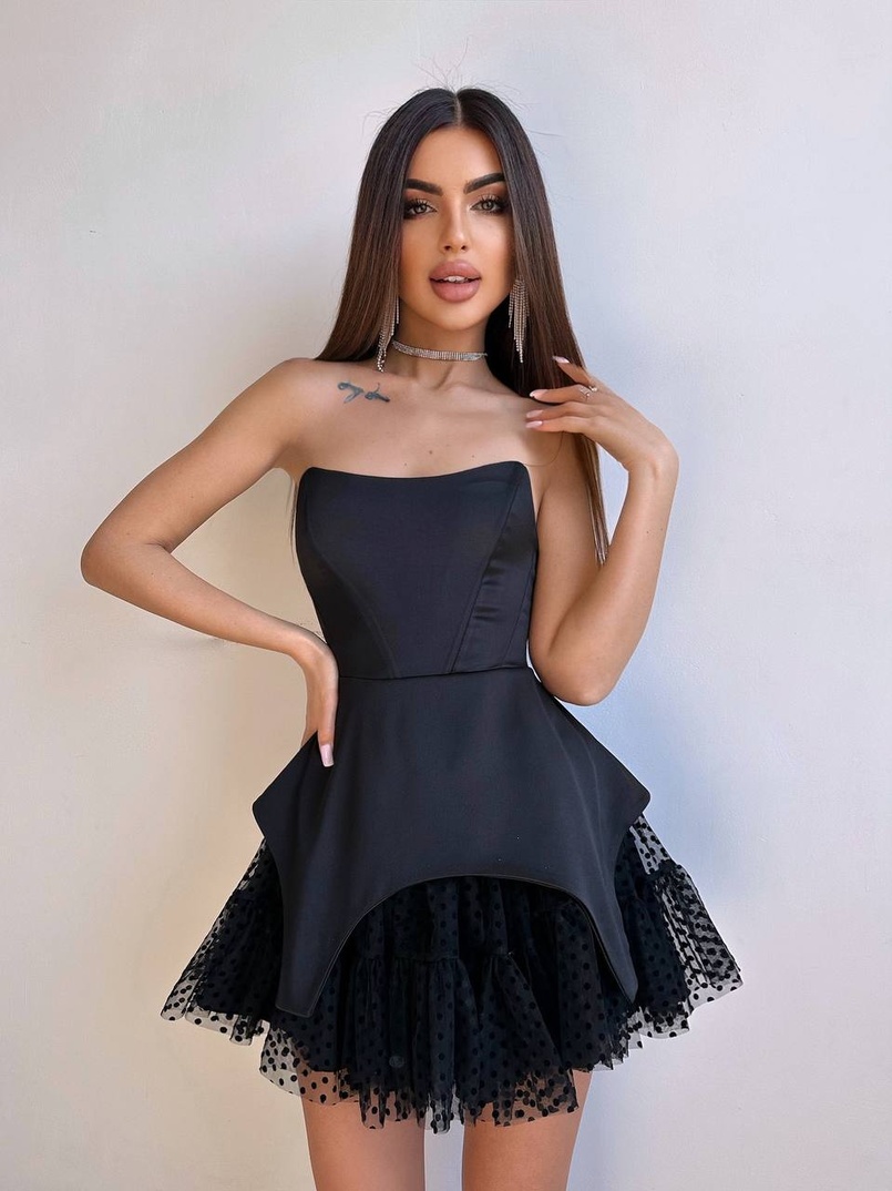 Атласна корсетна сукня  Атласна корсетна сукня  | PUSHKA SHOP