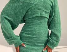 Трикотажна сукня-двійка  | PUSHKA SHOP