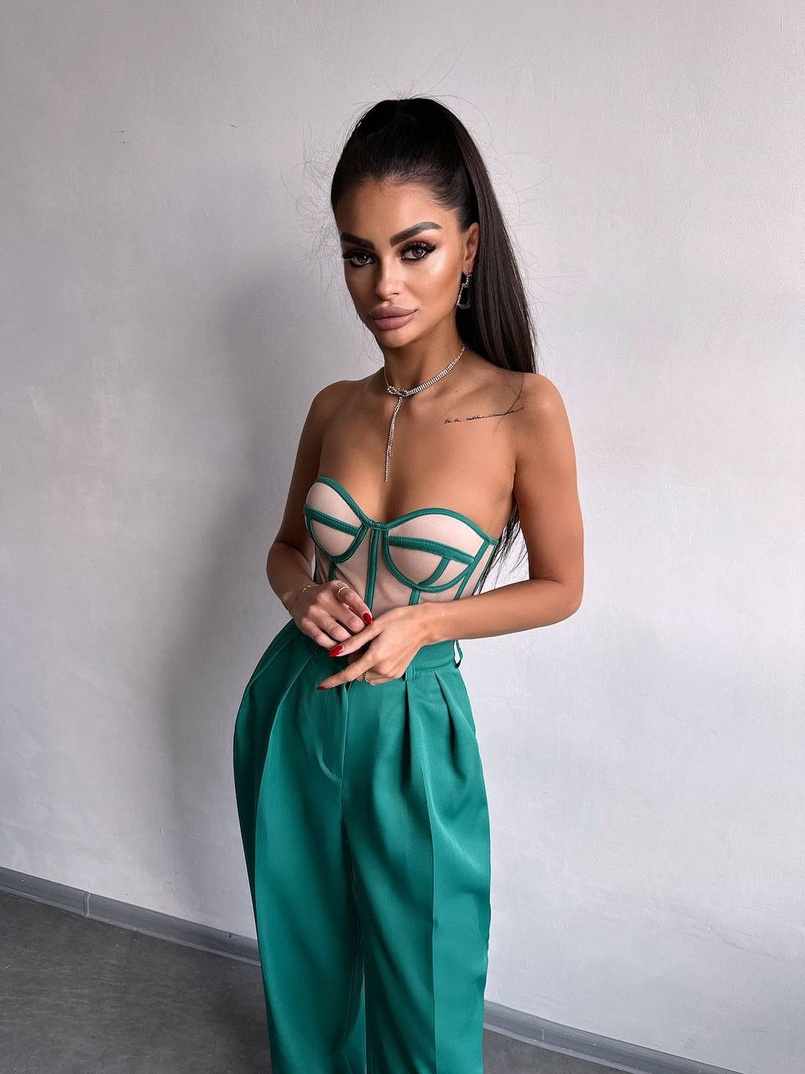 Костюм:  піджак на підкладці, штани+ корсет | PUSHKA SHOP