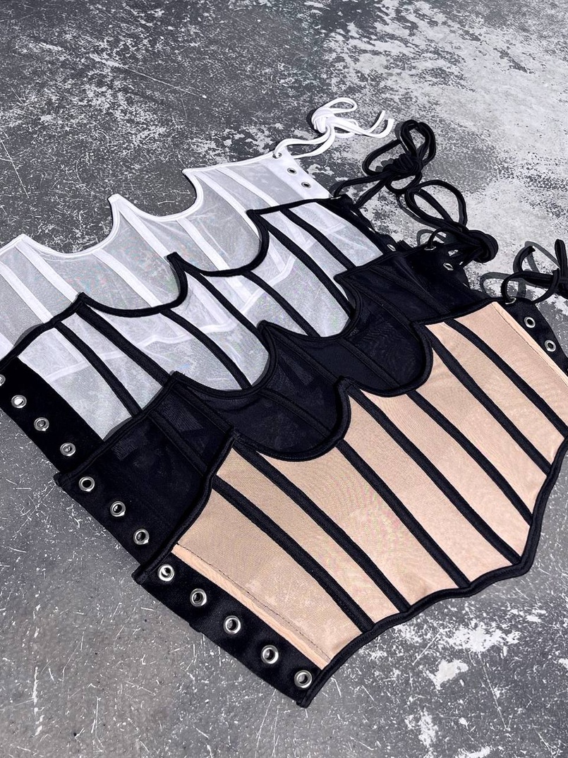 Корсет на кісточках зі шнурівкою Корсет на кісточках зі шнурівкою | PUSHKA SHOP