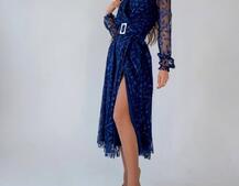 Платье миди с блестками Платье миди с блестками | PUSHKA SHOP