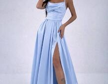 Атласний комплект: корсет + спідниця максі  | PUSHKA SHOP