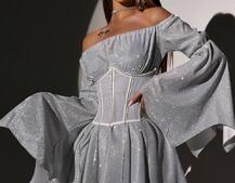 Сяючий комплект: сукня + корсет Сяючий комплект: сукня + корсет | PUSHKA SHOP