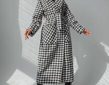 Кашемировое пальто в клетку на подкладке Кашемировое пальто в клетку на подкладке | PUSHKA SHOP