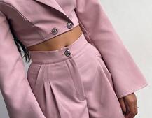 Брючный костюм с широкими штанами Брючный костюм с широкими штанами | PUSHKA SHOP