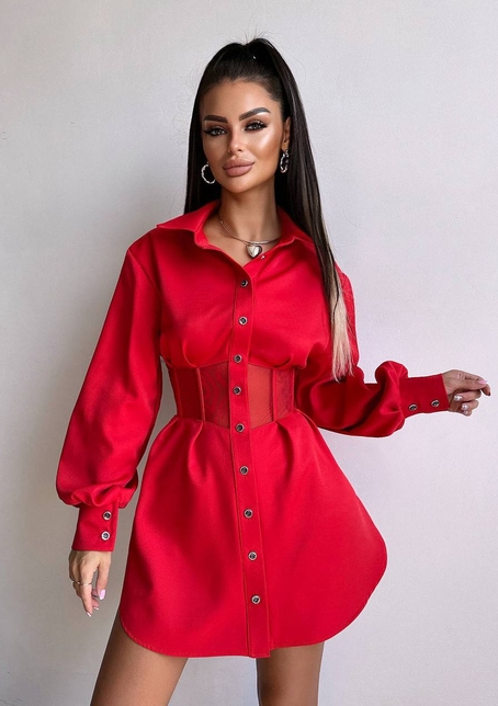 Сорочка з елементами корсета   | PUSHKA SHOP