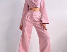 Брючный костюм с широкими штанами Брючный костюм с широкими штанами | PUSHKA SHOP