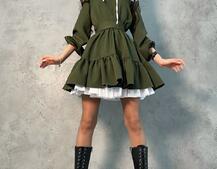 Платье со съёмным воротничком и подъюбником Платье со съёмным воротничком и подъюбником | PUSHKA SHOP