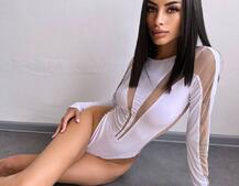 Боді із вставками сітки | PUSHKA SHOP