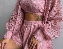 Мереживний комплект трійка  | PUSHKA SHOP