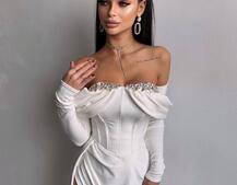 Оксамитова сукня максі декорована стразами Ручна робота Оксамитова сукня максі декорована стразами Ручна робота | PUSHKA SHOP