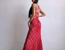 Мереживна сукня максі   | PUSHKA SHOP