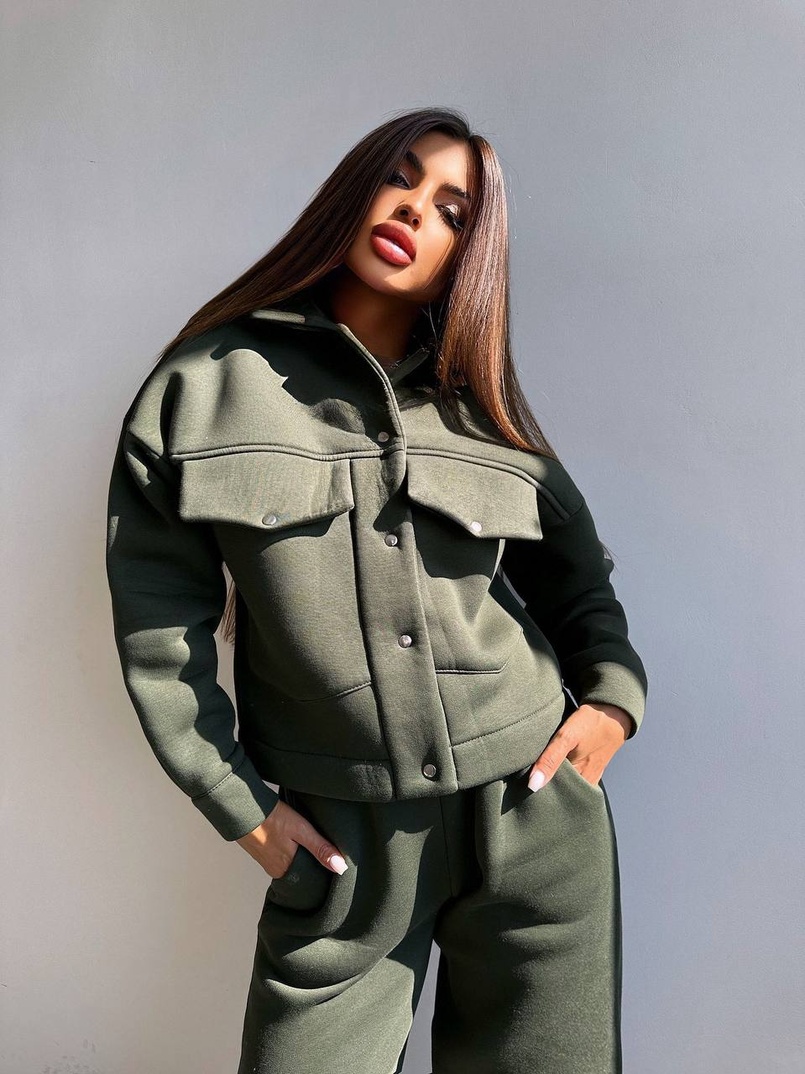 Комплект: тепла сорочка на кнопках + джоггери | PUSHKA SHOP