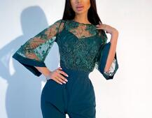 Эффектный комбинезон с кружевным верхом Эффектный комбинезон с кружевным верхом | PUSHKA SHOP