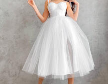 Платье-бюстье с чашечками и пышной юбкой Платье-бюстье с чашечками и пышной юбкой | PUSHKA SHOP