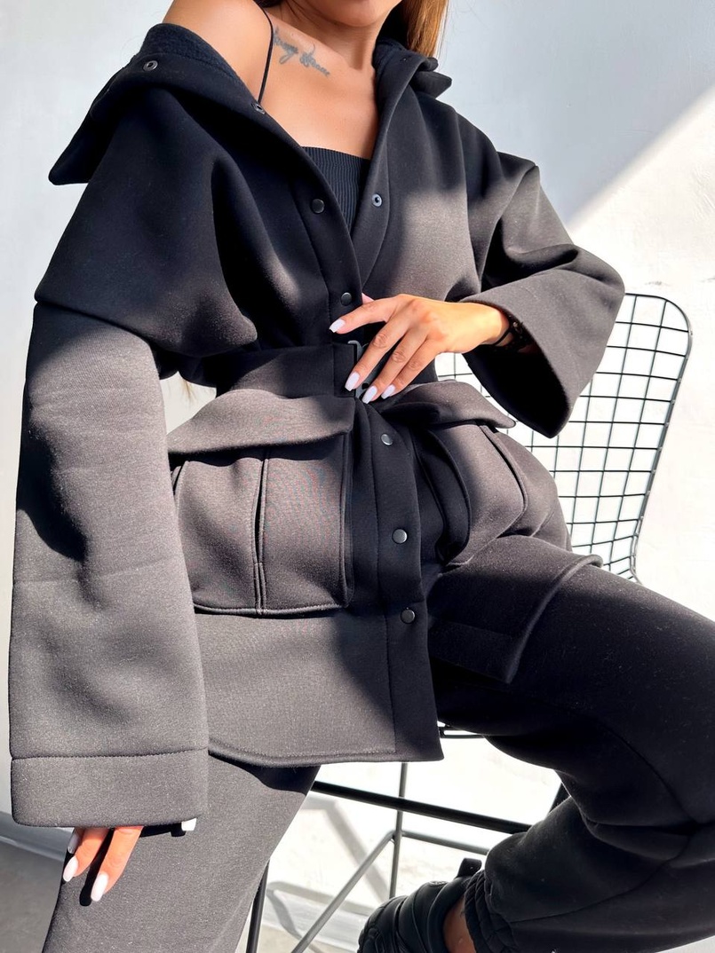 Комплект: тепла сорочка на кнопках + джоггери Комплект: тепла сорочка на кнопках + джоггери | PUSHKA SHOP