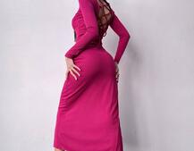 Плаття міді зі шнурівкою | PUSHKA SHOP