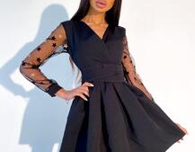 Милое платье  с пышной юбочкой   | PUSHKA SHOP