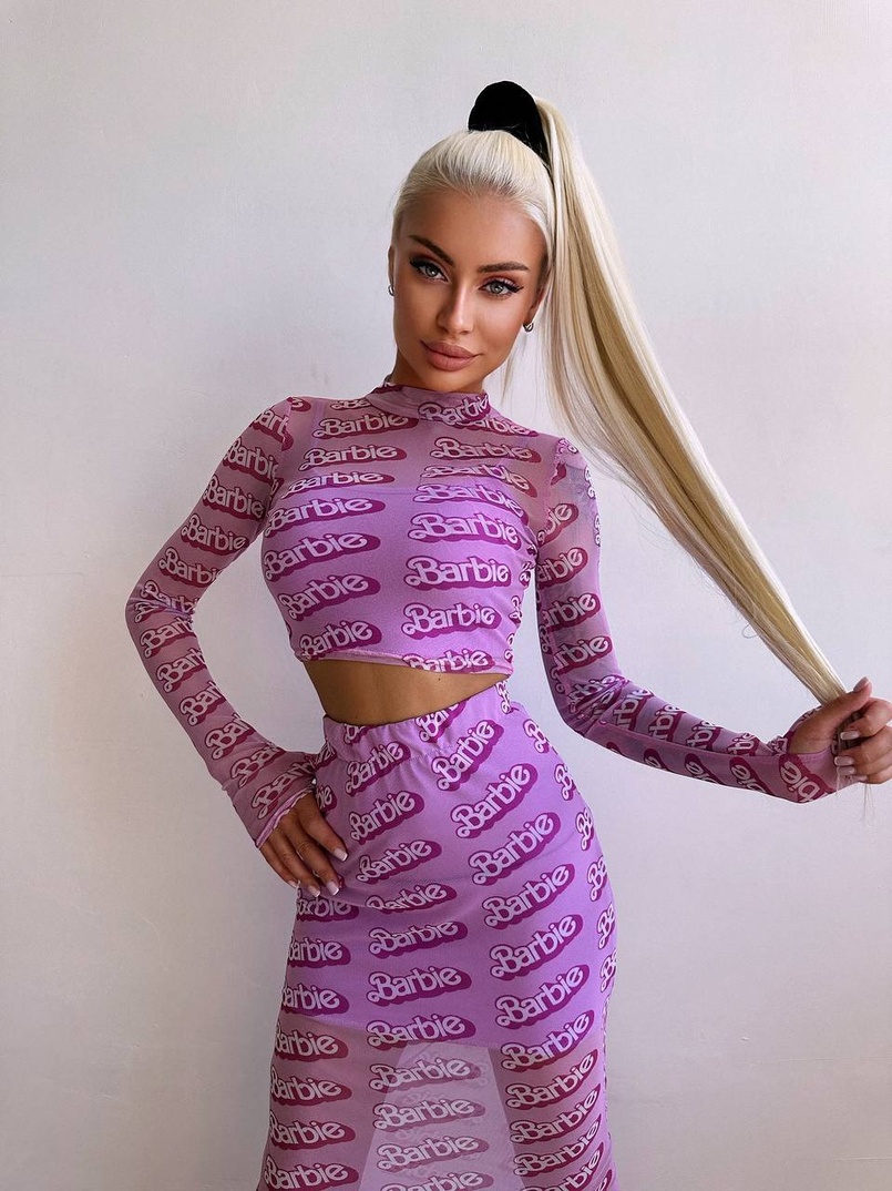 Комплект: топ + спідниця міді Комплект: топ + спідниця міді | PUSHKA SHOP