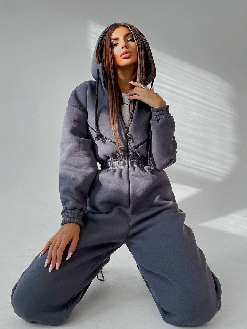 Тёплый комбинезон на молнии  Тёплый комбинезон на молнии  | PUSHKA SHOP